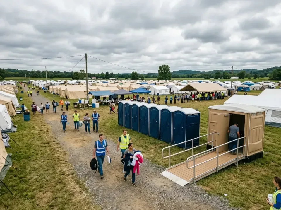 disaster-relief-camp-restrooms-010 — frequently asked questions, Dumpster & Portable Bathrooms Rental in Virginia